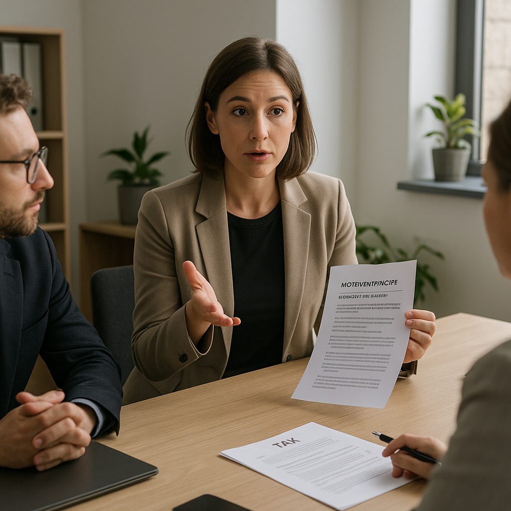 Illustration : Le motif principal : comment justifier l'absence de volonté d'éluder l'impôt