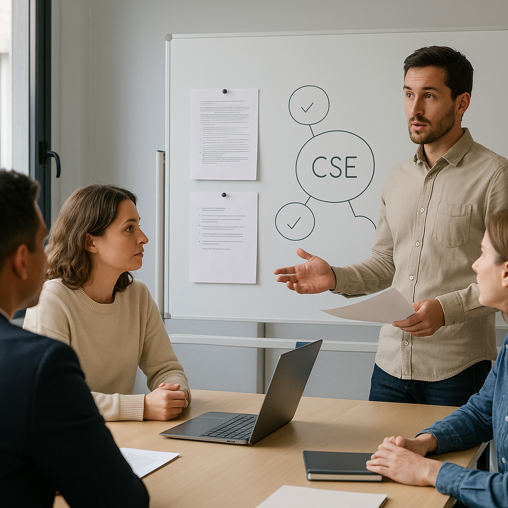 Illustration : Contenu autorisé et missions du CSE