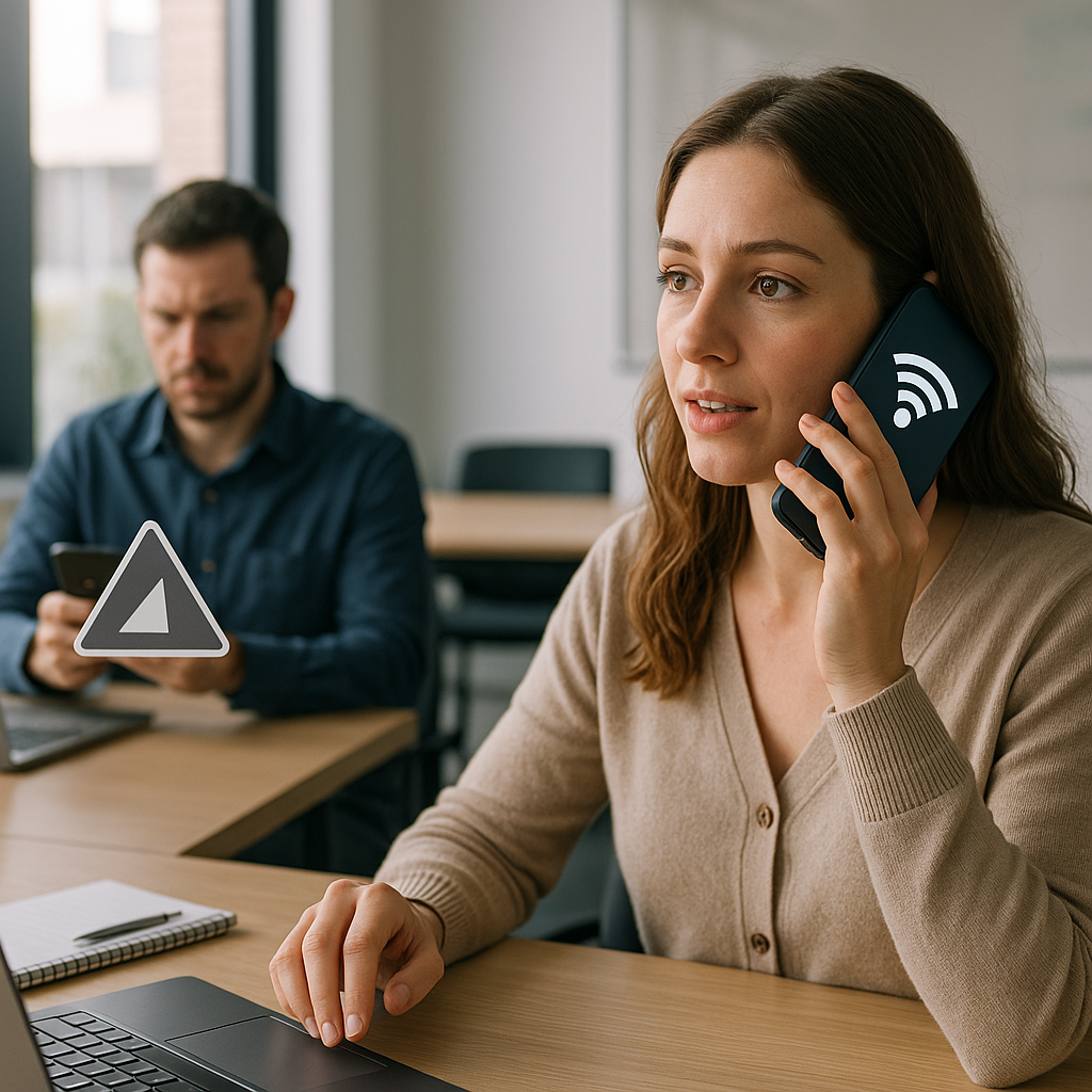 Illustration : VoWiFi : appels en Wi-Fi et zones de mauvaise couverture